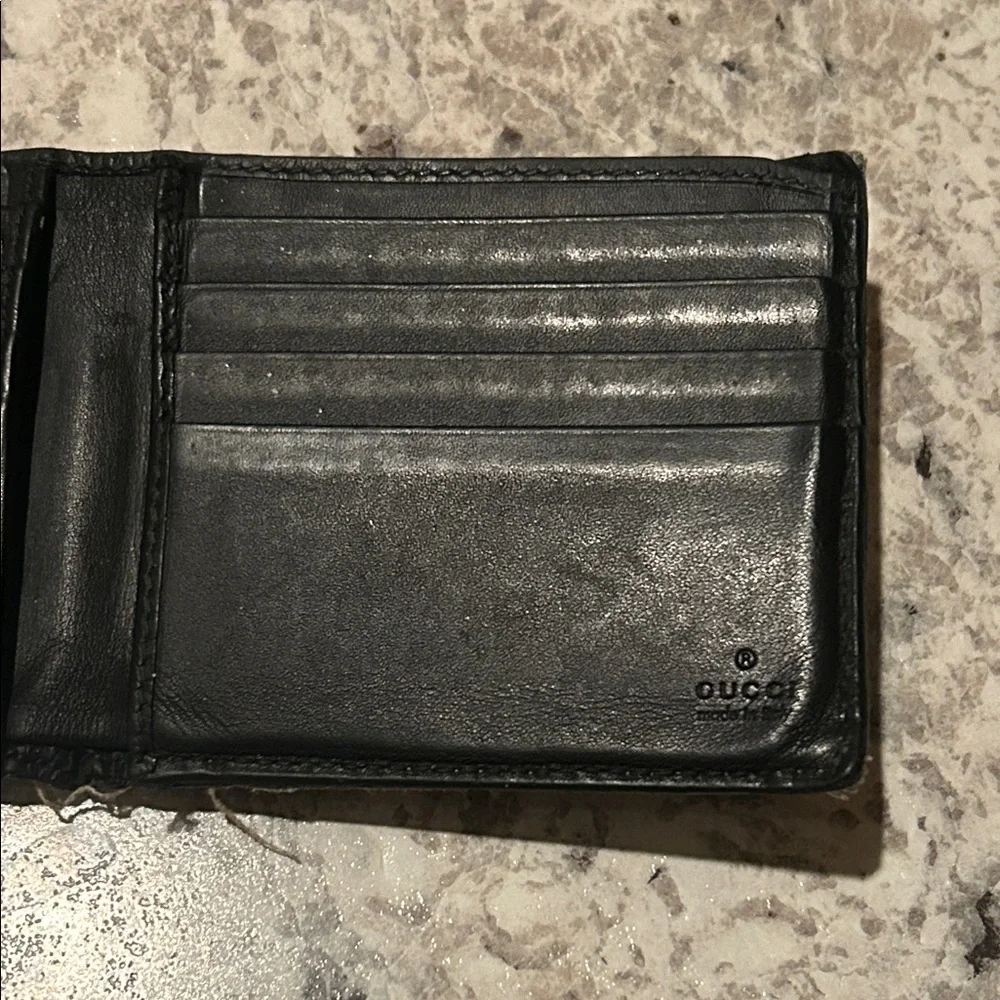 Gucci Brown Tiger Monogram Print Wallet